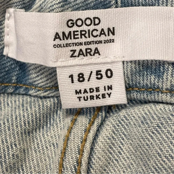 GOOD AMERICAN x ZARA ZW 90’s Relaxed Jeans - Picture 5 of 8